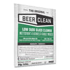 Diversey™ Beer Clean® Glass Cleaner, Powder, 0.5 oz Packet, 100/Carton Beverage Glass Cleaners - Office Ready