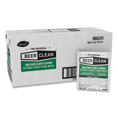 Diversey™ Beer Clean® Glass Cleaner, Powder, 0.5 oz Packet, 100/Carton