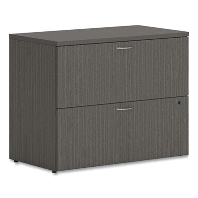 HON® Mod Lateral File, 2 Legal/Letter-Size File Drawers, Slate Teak, 36