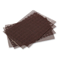 AmerCareRoyal® Griddle Screen, Aluminum Oxide, 4 x 5.5, Brown, 20/Pack, 10 Packs/Carton Griddle Screens - Office Ready