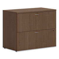 HON® Mod Lateral File, 2 Legal/Letter-Size File Drawers, Sepia Walnut, 36