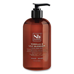 Soapbox Hand Soap, Vanilla and Lily Blossom Scent, 12 oz, 12/Carton