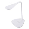 Bostitch® Flexible Wireless Charging LED Desk Lamp, 12.88" High, White Desk & Task Lamps - Office Ready