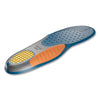 Dr. Scholl's® Pain Relief Orthotic Heavy Duty Support Insoles, Men, Men Sizes 8 to 14, Gray/Blue/Orange/Yellow, Pair Orthotics - Office Ready