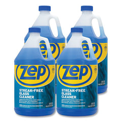 Zep Commercial® Streak-Free Glass Cleaner, Pleasant Scent, 1 gal Bottle, 4/Carton