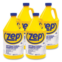 Zep Commercial® Antibacterial Disinfectant, Lemon Scent, 1 gal, 4/Carton Disinfectants/Cleaners - Office Ready