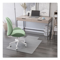 deflecto® EconoMat® Antimicrobial Chair Mat, Rectangular, 48 x 36, Clear
