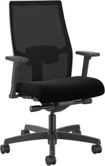 HON Ignition 2.0 Mesh Office Chair | Mid-Back | Mesh Back | Synchro-Tilt | Black Seat Fabric | Black Mesh | Black Frame HIWMMKD.Y2.A.H.IM.CU10.AL.SB.T