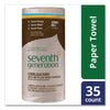 Seventh Generation® Natural Unbleached 100% Recycled Paper Kitchen Towel Rolls, 2-Ply, Individually Wrapped, 11 x 9, 120/Roll, 30 Rolls/Carton Perforated Paper Towel Rolls - Office Ready