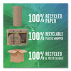 Seventh Generation® Natural Unbleached 100% Recycled Paper Kitchen Towel Rolls, 2-Ply, Individually Wrapped, 11 x 9, 120/Roll, 30 Rolls/Carton Perforated Paper Towel Rolls - Office Ready