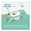 Seventh Generation® Free & Clear Baby Wipes, 7 x 7, Unscented, White, 64/Flip Top Pack, 12 Packs/Carton Hand/Body Wet Wipes - Office Ready