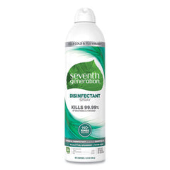 Seventh Generation® Disinfectant Sprays, Eucalyptus/Spearmint/Thyme, 13.9 oz Spray Bottle, 8/Carton