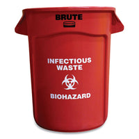 Rubbermaid® Commercial Vented Round Brute Container, 