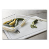 Rubbermaid® Commercial Food/Tote Boxes, 5 gal, 26 x 18 x 3.5, Clear, Plastic Storage Food Containers - Office Ready