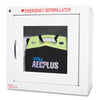 ZOLL® AED Wall Cabinet, 17w x 9.5d x 17h, White Emergency Equipment Cases - Office Ready