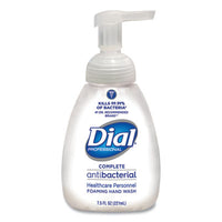 Dial® Professional Antibacterial Foaming Hand Wash, Healthcare, 7.5 oz Pump, 12/Carton Foam Soap - Office Ready