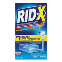 RID-X® Septic System Treatment Concentrated Powder, 9.8 oz, 12/Carton Drain Cleaners - Office Ready