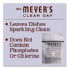 Mrs. Meyer's® Clean Day Automatic Dish Detergent, Lavender, 12.7 oz Pack, 20/Pack, 6 Packs/Carton Automatic Dishwasher Detergents - Office Ready