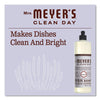 Mrs. Meyer's® Dish Soap, Lavender Scent, 16 oz Bottle, 6/Carton Manual Dishwashing Detergents - Office Ready