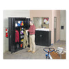 Tennsco Assembled Jumbo Steel Storage Cabinet, 48w x 18d x 78h, Black Office & All-Purpose Storage Cabinets - Office Ready