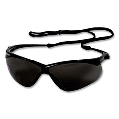 KleenGuard™ Nemesis* Readers Safety Glasses, Black Frame, Smoke Lens, +2.5 Diopter Strength, 6/Box