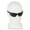 KleenGuard™ Nemesis* Readers Safety Glasses, Black Frame, Smoke Lens, +2.5 Diopter Strength, 6/Box Wraparound Magnifier Safety Glasses - Office Ready