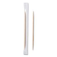 AmerCareRoyal® Cello-Wrapped Round Wood Toothpicks, 2.5