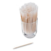 AmerCareRoyal® Cello-Wrapped Round Wood Toothpicks, 2.5", Natural, 1,000/Box, 15 Boxes/Carton Wrapped Toothpicks - Office Ready