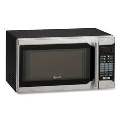 Avanti 0.7 Cubic Foot Capacity Microwave Oven, 700 Watts, Black/Stainless Steel