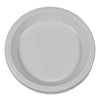 Tablemate® Plastic Dinnerware, Plates, 10.25" dia, White, 125/Pack Plates - Office Ready