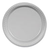 Tablemate® Plastic Dinnerware, Plates, 10.25" dia, White, 125/Pack Plates - Office Ready