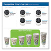 Dixie® PerfecTouch® Paper Hot Cups, 12 oz, Coffee Haze Design, 160/Pack, 6 Packs/Carton Hot Drink Cups - Office Ready