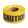 Tatco “Caution” Barricade Safety Tape, 3" x 1,000 ft, Black/Yellow Barrier/Block-Off Tapes - Office Ready