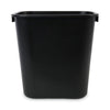 Boardwalk® Soft-Sided Wastebasket, 14 qt, Plastic, Black Deskside All-Purpose Wastebaskets - Office Ready