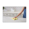 Boardwalk® Microfiber Cleaning Cloths, 16 x 16, Yellow, 24/Pack Washable Cleaning Cloths - Office Ready