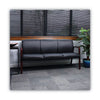 Alera® Alera® Reception Lounge WL Series 3-Seat Sofa, 65.13" x 26.13" x 33", Black Sofas & Couches - Office Ready