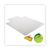 deflecto® DuraMat Moderate Use Chair Mat for Low Pile Carpeting, Low Pile Carpet, Roll, 36 x 48, Lipped, Clear Chair Mats - Office Ready
