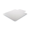 deflecto® DuraMat Moderate Use Chair Mat for Low Pile Carpeting, Low Pile Carpet, Roll, 36 x 48, Lipped, Clear Chair Mats - Office Ready