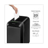 Fellowes® Powershred® LX190 20-Sheet Cross-Cut Shredder, 20 Manual Sheet Capacity Cross-Cut Shredders - Office Ready
