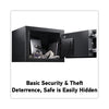 Sentry® Safe Electronic Security Safe, 0.14 cu ft, 9w x 6.6d x 6.6h, Black Hotel & Hospitality Safes - Office Ready