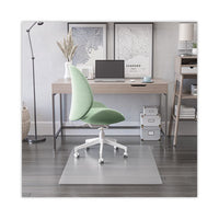 deflecto® EconoMat® Antimicrobial Chair Mat, Rectangular, 45 x 53, Clear Chair Mats - Office Ready