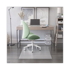 deflecto® EconoMat® Antimicrobial Chair Mat, Rectangular, 45 x 53, Clear