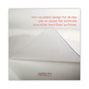 deflecto® EconoMat® Antimicrobial Chair Mat, Rectangular, 45 x 53, Clear Chair Mats - Office Ready