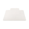 deflecto® EconoMat Non-Studded All Day Use Chair Mat for Hard Floors, Rolled Packed, 36 x 48, Lipped, Clear Chair Mats - Office Ready