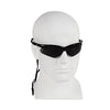KleenGuard™ Nemesis* Safety Glasses, Black Frame, Smoke Anti-Fog Lens Wraparound Safety Glasses - Office Ready