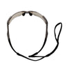 KleenGuard™ Nemesis* VL Safety Glasses, Gunmetal Frame, Indoor/Outdoor Uncoated Lens Wraparound Safety Glasses - Office Ready