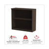 Alera® Alera® Valencia™ Series Bookcase, Two-Shelf, 31.75w x 14d x 29.5h, Espresso Standard Multi-Shelf Bookcases - Office Ready