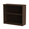 Alera® Alera® Valencia™ Series Bookcase, Two-Shelf, 31.75w x 14d x 29.5h, Espresso Standard Multi-Shelf Bookcases - Office Ready