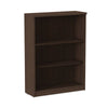 Alera® Alera® Valencia™ Series Bookcase, Three-Shelf, 31.75w x 14d x 39.38h, Espresso Standard Multi-Shelf Bookcases - Office Ready