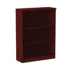 Alera® Alera® Valencia™ Series Bookcase, Three-Shelf, 31.75w x 14d x 39.38h, Mahogany Standard Multi-Shelf Bookcases - Office Ready